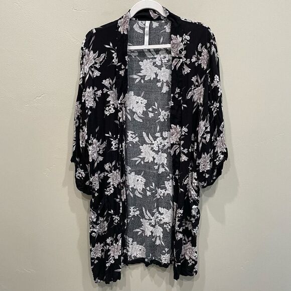 Spiritual Gangster Maya Floral Kimono Top - One Size - Picture 1 of 13